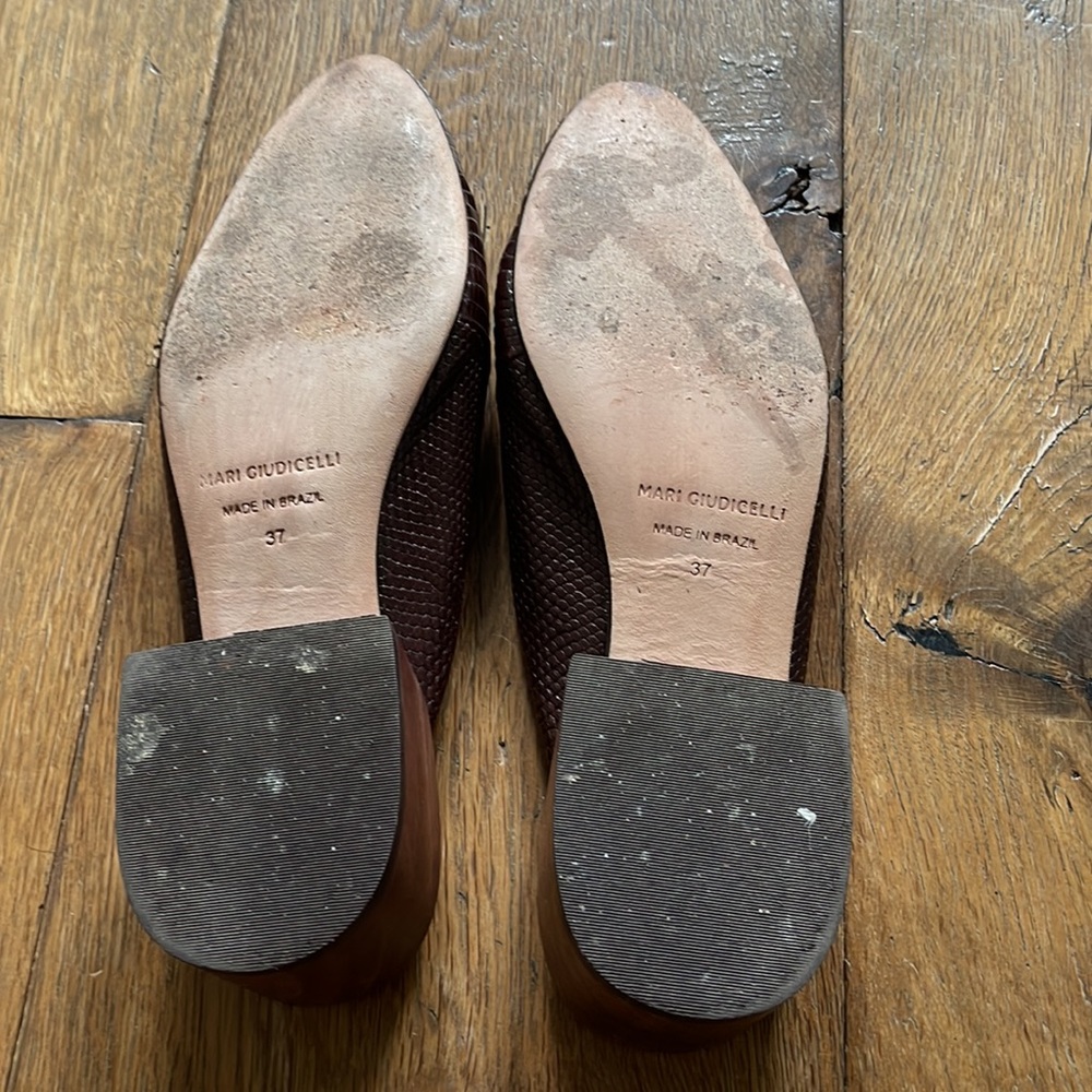 Model: Leblon Mule flat
Color: Brown (Croco cuoio)
Size 37 - Picture 3 of 4